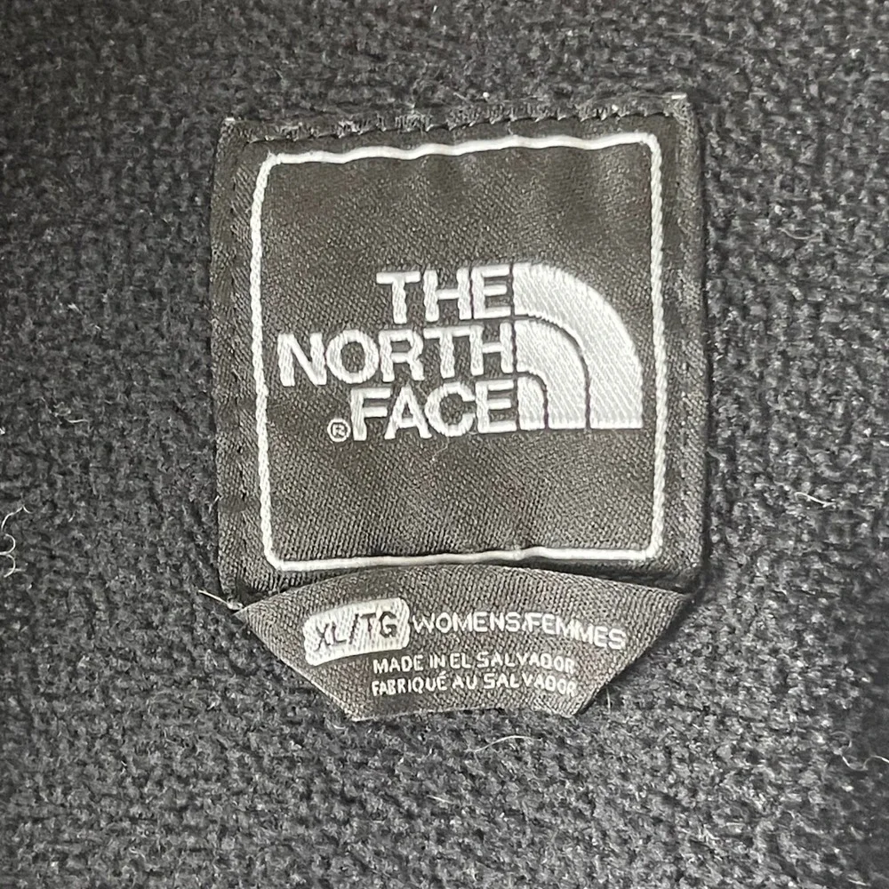 The North Face Denali 2 Women XL Black Hooded Fleece Jacket Recycled Nylon - Picture 5 of 9
